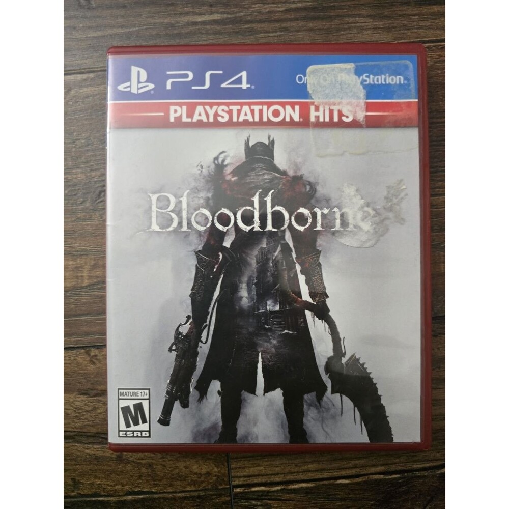 Bloodborne PS4 PlayStation Hits Red Case Disc FromSoftware PlayStation 4